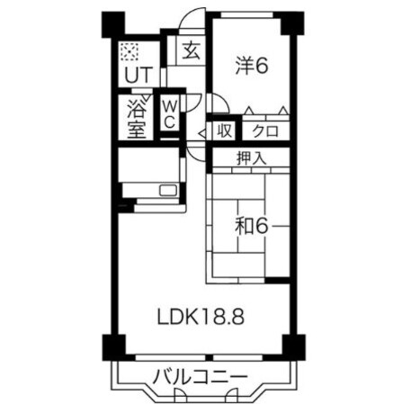 桃山台駅 徒歩10分 3階の物件間取画像